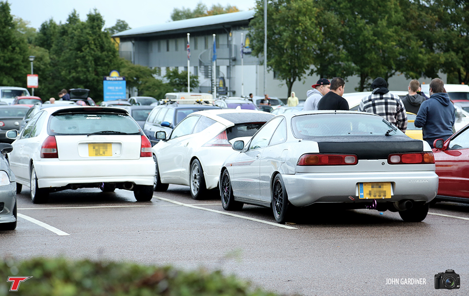 Collective of cars on the main car park. 