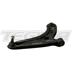 HARDRACE FRONT LOWER CONTROL ARM WITH RCA AND HARDENED RUBBER BUSHES HONDA FIT GD 03-07