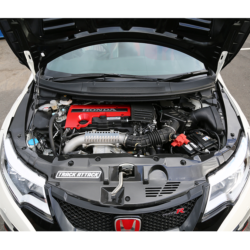 Tegiwa Carbon Fibre Engine Cover For Honda Civic Type R Fk2 Ebay